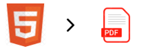 html to pdf